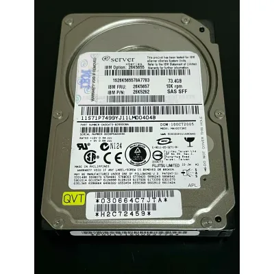 IBM 73.4GB SAS 2.5 Inch 10k 26k5655 26k5262 st973401ss 26k5657