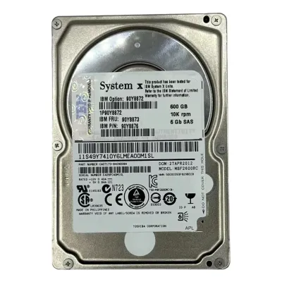 IBM 90Y8872 90Y8873 600GB 10K SAS 6 Gbps Hot Swap Hard Drive IBM 90Y8872 90Y8873 600GB 10K SAS 6 Gbps Hot Swap Hard Drive
