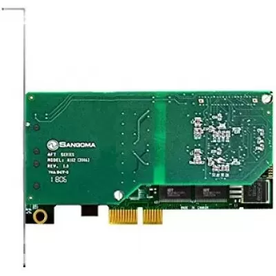 Sangoma AFT Series A102 PCI-E Rev. 1.1 AFT Base Rev. 2.3 T1 PRI Voice Data Card