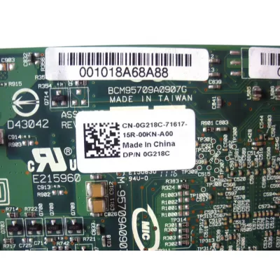 Dell G218C Broadcom Gigabit Ethernet Dual Port PCIE Server Network Adapter Card
