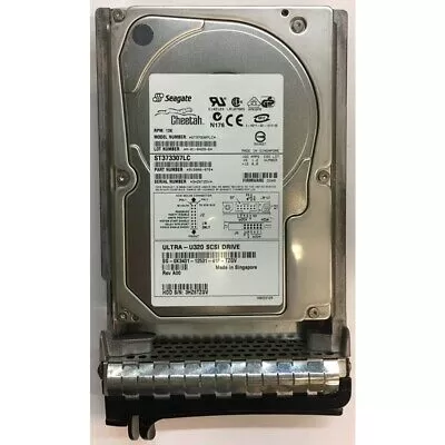 Dell U320 73GB 10K SCSI 3.5inch Hard Disk ST373307LC 0K3401