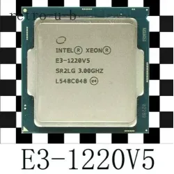 Intel Xeon E3-1220 V5 LGA1151 4Core 3.00GHz 8 MB SR2LG CPU Processor