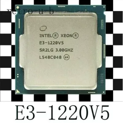 Intel Xeon E3-1220 V5 LGA1151 4Core 3.00GHz 8 MB SR2LG CPU Processor 1220V5