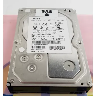 Hitachi 4Tb SAS 7.2K Hard Drive HUS724040ALS640 0B26885