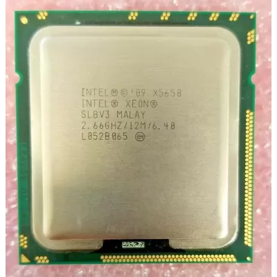 Intel Xeon X5650 SLBV3 6 Core 2.66 GHz 6.4 GT/s 12 MB LGA 1366 CPU Processor