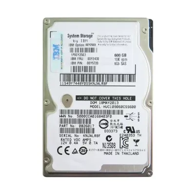 IBM 600gb 10k 6g 2.5" sas hdd 00Y5720 00Y2503 00Y2430