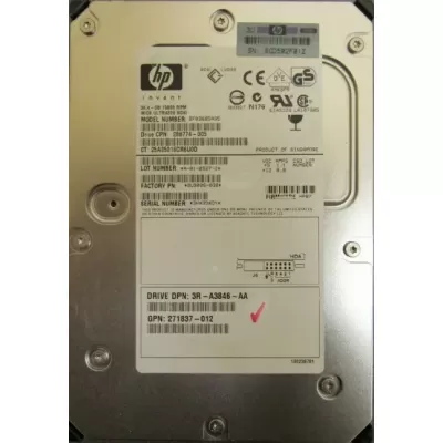 HP 36GB 15K RPM 3.5 Inch USCSI HDD 365699-001 271837-012 289241-001 80 PIN