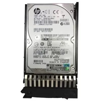 HP 72GB 15K RPM 6G DP 2.5 Inch SAS HDD 518216-001 507129-008 512743-001