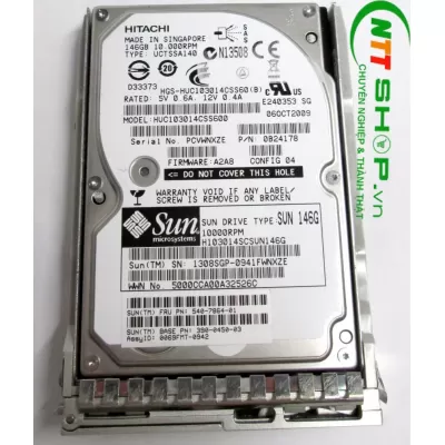 Sun 146GB 10K RPM 2.5 SAS HDD 540-7864-01 390-0450-02