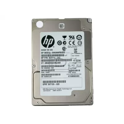 HP G8 300GB 15K 6G DP 2.5" SAS HDD 627114-002 507129-020 653960-001