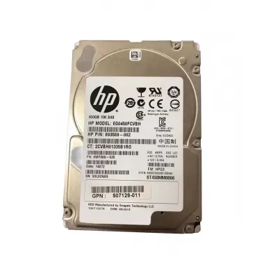 HP 450GB 10K 6G DP 2.5" SAS HDD EG0450FCVBH 693569-002 730454-002