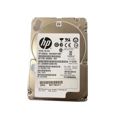 HP 450GB 10K 6G DP 2.5" SAS HDD EG0450FCVBH 693569-002 730454-002 HP 450GB 10K 6G DP 2.5" SAS HDD EG0450FCVBH 693569-002 730454-002