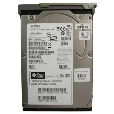 Sun 146GB 10K RPM 2G 3.5 Inch FC Hard Disk 390-0270-03 540-6572-01 Sun 146GB 10K RPM 2G 3.5 Inch FC Hard Disk 390-0270-03 540-6572-01