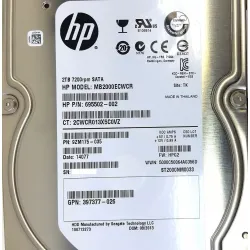 HP 2tb 7.2k rpm 3g 3.5 inch sata hard disk 695502-002 397377-026 508040-001