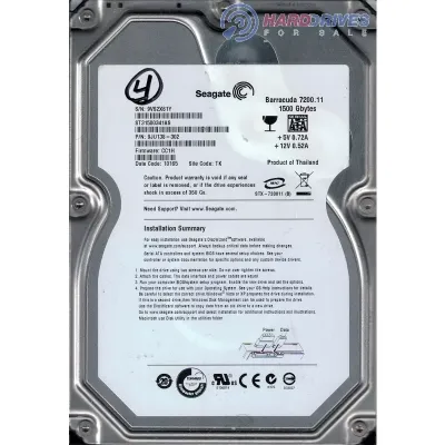 Seagate Barracuda 1.5TB 7.2K 3G 3.5" SATA hdd ST31500341AS 9JU138-302