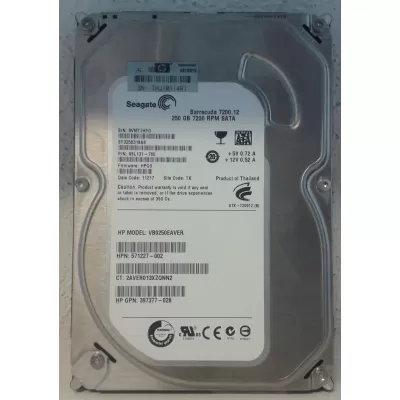 HP 250GB 7.2K rpm 3G 3.5 SATA Hard Disk 9SL131-780 571227-002