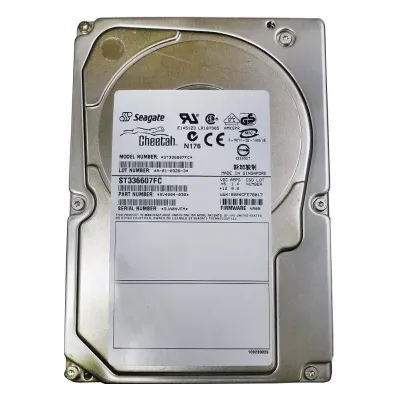 Seagate 36gb 10k rpm 2g 3.5 Inch FC hard disk 9V4004-002 ST336607FC