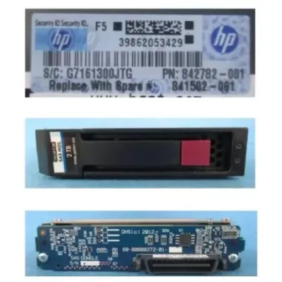 HP MSA  2TB 7.2K SAS 12Gb/s 3.5in HDD 841502-001