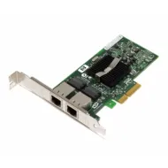 HP NC360T PCI-E Dual Port Gigabit Adapter with High/ Full Profile Bracket 412646-001 412651-001