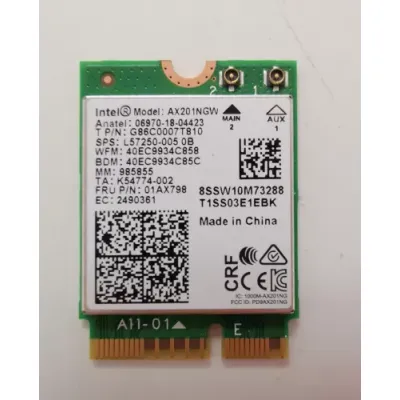 internal WiFi Card AX201NGW Wireless Module 01AX798 for LENOVO Laptop Desktop