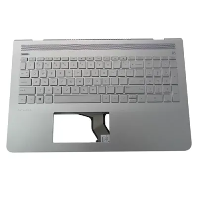 HP Pavilion 15-CC 15T-CC Silver Palmrest Keyboard 928951-001 NO TOUCHPAD