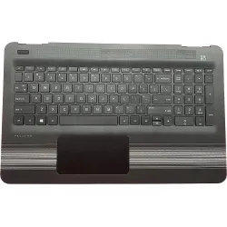 Genuine HP pavilion 15-AU 15au Touchpad Palmrest with backlight Keyboard black