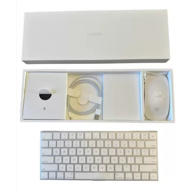 Apple Magic Wireless keyboard Mouse version 2 Rechargeable Lite Used excellent Condition with original Box