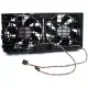 Dell Precision T3500 T5500 Desktop Workstation Dual Fan Set 0HW856 Dell Precision T3500 T5500 Desktop Workstation Dual Fan Set 0HW856