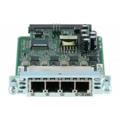 Cisco VIC-4FXS/DID 4x High-Density FXS/DID Voice Router Fax Card