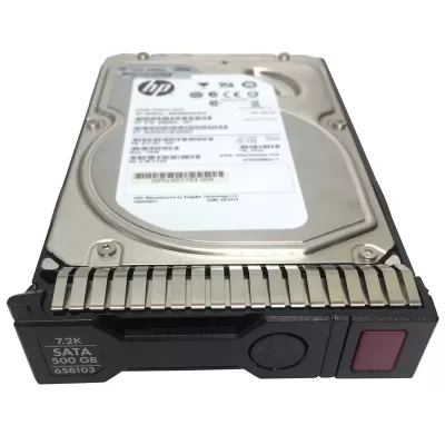 658103-001 HP 500GB SATA 3.5inch 6G 7.2K Rpm hard disk