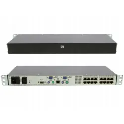 Hp Cat5 16 Port Kvm Server Console Switch 340387-001