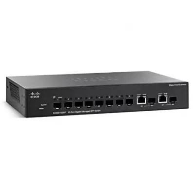 Cisco Small Business 300 8 Ports Gigabit Ethernet Combo Switch SG300-10SFP