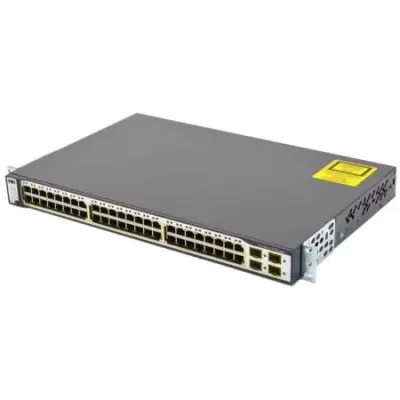 Cisco 3750 Switch Catalyst 48 Ports Managed Switch WS-C3750-48TS-E