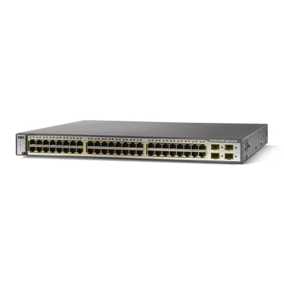 Cisco Catalyst 3750G 48x GE PoE 4x 1G SFP IP Base Managed Switch WS-C3750G-48PS-S