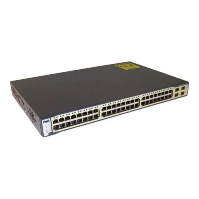 Cisco Catalyst 3750G 48x GE 4x 1G SFP IP Services Managed Switch WS-C3750G-48TS-E