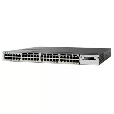 Cisco WS-C3750X-48PF-L Catalyst 3750X 48x Gigabit Ethernet PoE+ LAN Base Managed Switch