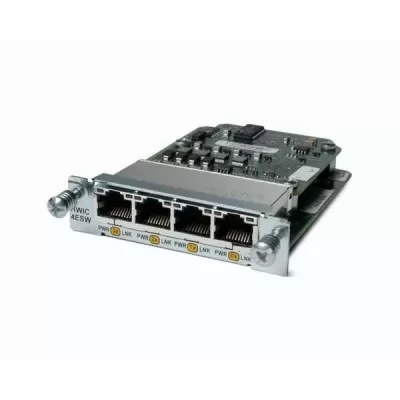 Cisco HWIC-4ESW 4x Fast Router WAN Interface Ethernet Card