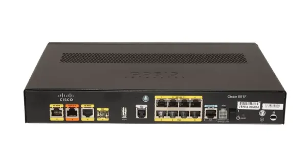Cisco C891F-K9 ISR 890 Series 8x Gigabit Ethernet 1x 1G