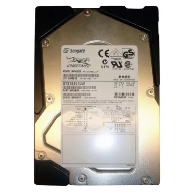 Seagate Cheetah 18.2GB 15K RPM 3.5 Inch 68 Pin SCSI Hard Disk ST318451LW