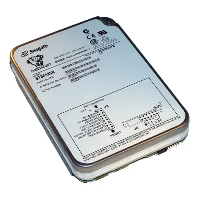 Seagate Medalist 4.55GB 7.2K RPM 3.5 Inch 50 Pin SCSI Hard Disk ST34520N