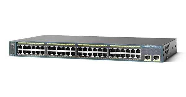 Cisco Catalyst WS-C2960-48TT-S 48 Ports Ethernet Managed Switch