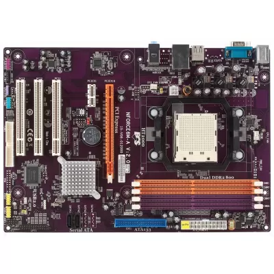 ECS NFORCE6M-A  ATX Socket AM2+ GeForce 6100 System Motherboard