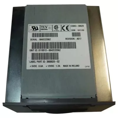 Sun DDS4 SCSI HH Internal Tape Drive 3900028-02