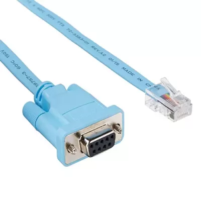Cisco Cab-Console-RJ45 6ft Console Cable with Rj45 and Db9f
