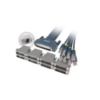 Cisco CAB-HD8-KIT High Density 8-port Async w/ 8 DB-25 Modem Connectors hd8 cable