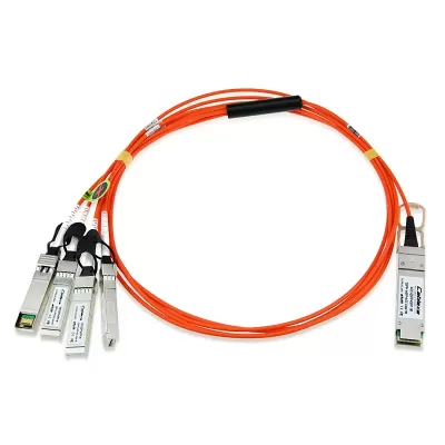 1m (3ft) Cisco QSFP-4X10G-AOC1M 40G QSFP+ to 4x10G SFP+ Breakout Active Optical Cable