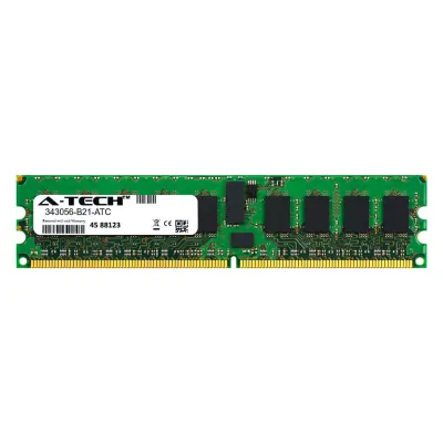 Hp 343057-b21 4gb 400mhz Pc2-3200 Cl3 Ecc Registered Ddr2 Sdram Dimm Genuine Hp Memory