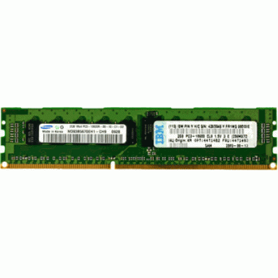 Ibm 44t1482  2gb 1333mhz Pc3-10600 240-pin Ecc 1rx4 Registered Cl9 Lp Ddr3 Sdram Rdimm Ibm Memory