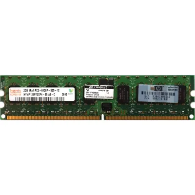 Hp 499276-061 2gb 800mhz Pc2-6400 Cl6 Ecc Registered Ddr2 Sdram Dimm Hp Memory