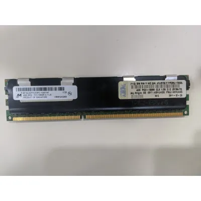 IBM DDR3 4Gb 47J0156 1333 Mhz PC3 10600 ( 10.6 Gbps ) 240 Pin CL9 ECC Registered Dual Rank 2Rx4 SDRAM ( Shielded )